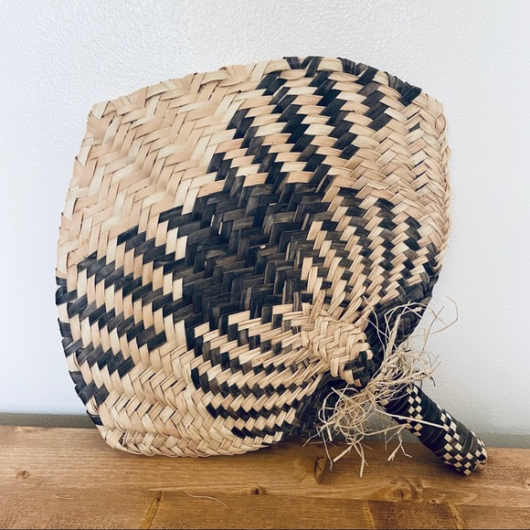 Vintage Other - ✨🌿 Beautiful Vintage Boho Wicker Fan Wall Decor